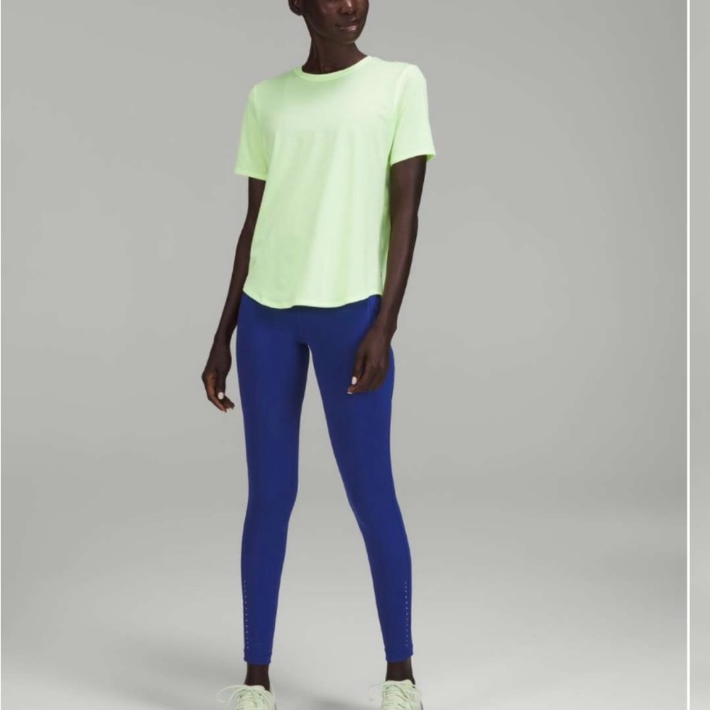 NWT Lululemon Swift Speed High Rise Tights Pockets Leggings Psychic Blue HTF 16 - Picture 11 of 16